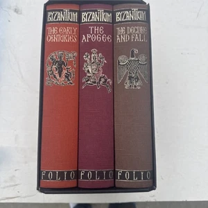 2004 Folio Society John Julius Norwich BYZANTIUM 3 vol book set in slip case - Picture 1 of 18
