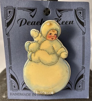 Prendedor Peachy Keen Snow Baby Foto 1 de 4