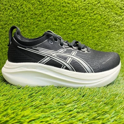 Zapatillas deportivas para correr Asics Gel-Nimbus 27 para mujer talla 7,5D negras blancas Foto 1 de 4
