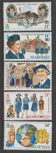 Isle of Man 1985 75th Anniv of Girl Guide Movement Design Set MNH $1.20 - Picture 1 of 1