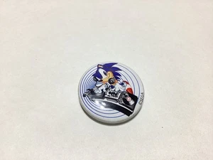 rare Sega DJ SONIC THE HEDGEHOG pin button badge 1990s vintage Segasonic promo - Picture 1 of 8