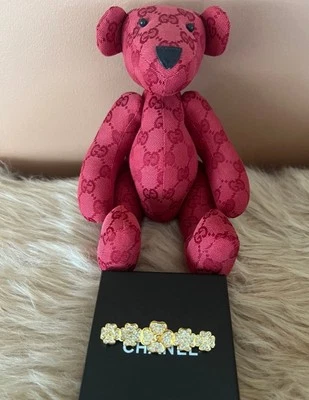 Auténtico broche de trébol Chanel dorado y cristal muy querido Foto 1 de 4