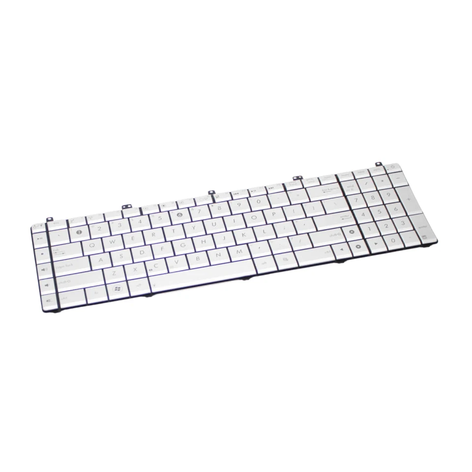 0Knb0-7200US00 Asus 363Mm Us-English Silver Wireless Keyboard "Grade A" - Image 1 of 1