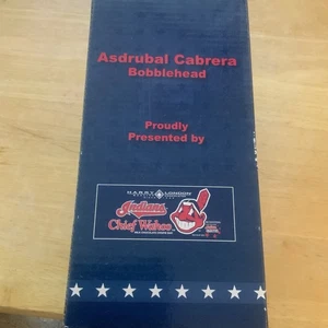 Asdrúbal Cabrera 2008 Bobblehead SGA Cleveland Indians MLB Guardians Nuevo En Caja - Imagen 1 de 5