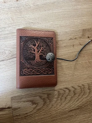 Oberon Design World Tree Small Journal In Saddle  - Image 1 of 4
