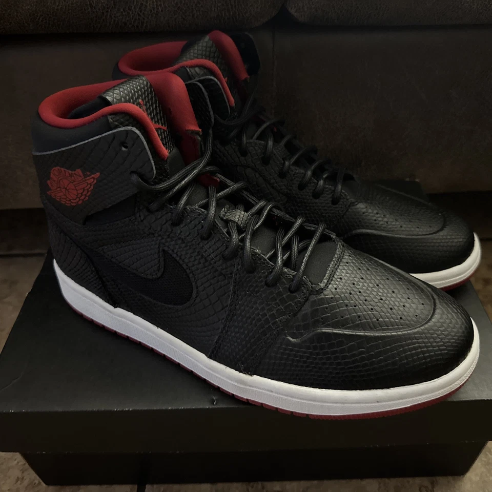 Air Jordan 1 Retro Alto Nuevo Piel de Serpiente 100% Auténtico 8M Foto 1 de 4
