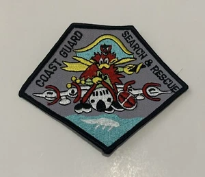 USCG Coast Guard Search & Rescue Yosemite Sam Embroidered Patch - Picture 1 of 2