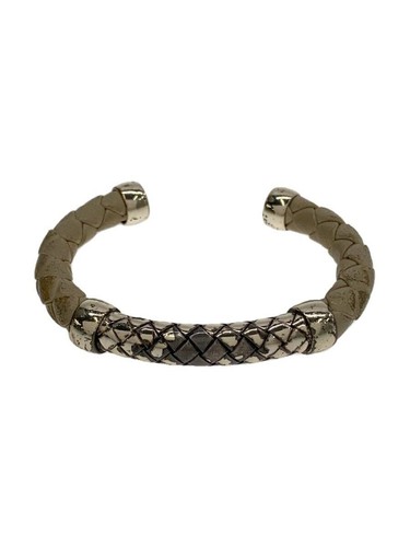BRACCIALE BOTTEGA VENETA SV925 argento UOMO