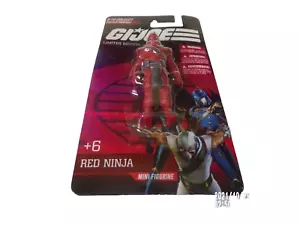 Hasbro GI Joe Limited Edition Mini Figure 2.5" Red Ninja New From 2021 - Picture 1 of 1