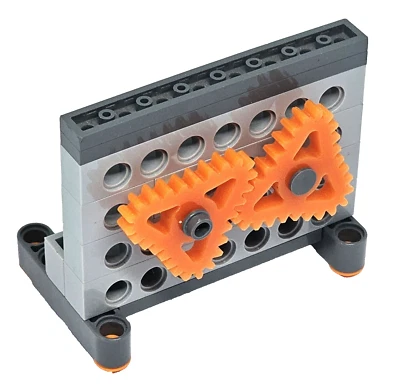 IMPOSSIBLE Gears: LEGO frame with compatible special gears (engineering,school) - Image 1 of 4
