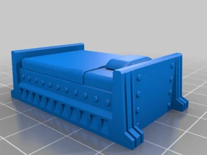 28mm/ 1:56 FDM Grimdark Industrial Bed - Bild 1 von 1