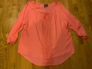 WOMEN'S ~ NEW DIRECTIONS ~ ORANGE SHIRT SIZE XL EUC! - Picture 1 of 1