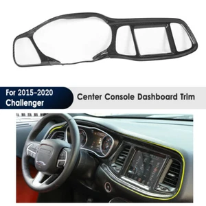 Dashboard Center Console Navigation Trim Panel Cover for Dodge Challenger 2015+ - Picture 1 of 7
