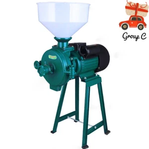 1.5KW Elektrische Getreidemühle Schrotmühle Futtermühle Malzmühle +Funnel Neu - Bild 1 von 11