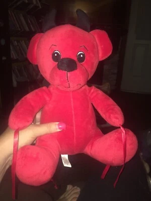 Progressive Plush Red Devil Plush Toy 290570 Sitting 13"H - Image 1 of 4