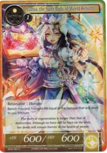 Force of Will TCG - MOA - Lumia, the Saint Lady of World Rebirth #5 Foil - Picture 1 of 1