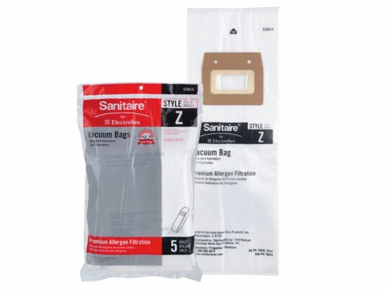 Genuine Eureka Sanitaire Style Z Vacuum Bags Premium Allergen Type Vac 63881A-10 - Image 1 of 1