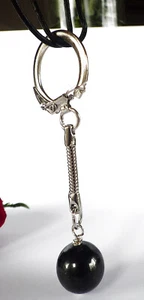 SCHMUCK-STCK Einhänger Schlüsselanhänger Shungit Schungit Algenkohle Heilstein - Bild 1 von 2