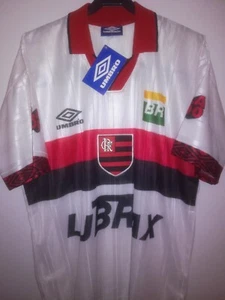 FLAMENGO 1995-1996 BNWT Lutbrax T-Shirt Jersey Jersey Umbrian - Picture 1 of 8