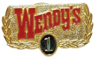 Pin de solapa Wendy's Restaurant 1 año de servicio - Imagen 1 de 2