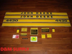 Juego de calcomanías de tractor con calcomanías de precaución para adaptarse a John Deere 4430 jd419 - Imagen 1 de 1