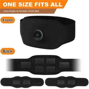 EMS Abdominal Muscle Toning Trainer ABS Stimulator Toner Fitness Binder Gym Belt - Picture 1 of 14