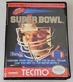Super Tecmo Bowl CASE ONLY Nintendo NES Box BEST QUALITY AVAILABLE