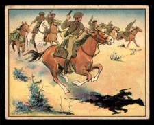 1941 R157 Gum Uncle Sam #54 Cavalry Charge VG/EX *d2