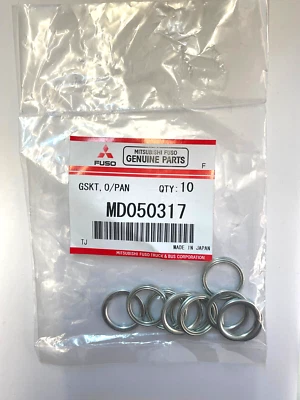 1x Genuine For Mitsubishi Sump Plug Washer Ring 14mm Lancer Evo 3 4 5 6 7 8 9 X