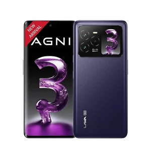 Lava Agni 3 5G Unlocked ( 8GB+128GB) || Dual AMOLED || With Charging || 50 MP - Picture 1 of 9