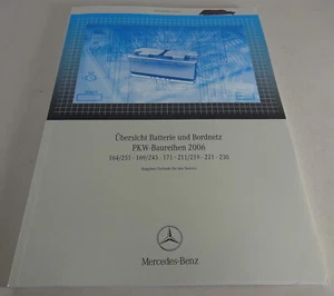 Werkstatthandbuch Batterie Bordnetz Mercedes Benz PKW 2006 164 171 211 219 221 - Bild 1 von 9