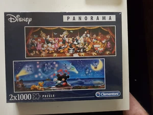 Clementoni Disney Paanorama 2x 1000 Teile Puzzle 98128 - Bild 1 von 4