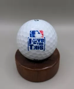 MLB Logo Golf Ball Callaway Collectors Display Ball Baseball I LIVE FOR THIS - Picture 1 of 7