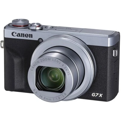 Canon PowerShot G7 X Mark III 20.2MP Digital Camera (Silver) Canon USA Warranty - Image 1 of 4