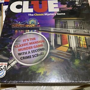 Clue Board Game 2013 Edition w/ 2 Versions: Classic Mansion Game & Boardwalk E4
