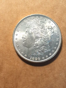 1896 MORGAN DOLLAR - Picture 1 of 2