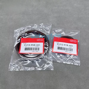 NEW FRONT REAR OIL PUMP MAIN CRANKSHAFT SEAL SET FOR HONDA ACURA RSX TSX - Picture 1 of 2