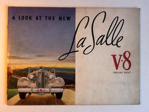 1937 LaSalle Sales Catalog. 12.5"x9.5" / 16 Pages - Picture 1 of 9