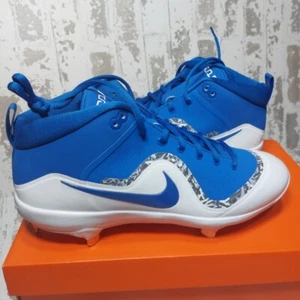 Nike Men US 11.5 Force Air Trout 4 Pro Metal Baseball Cleats - 917920-444 Blue  - Picture 1 of 8