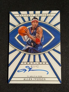2022-23 National Treasures Peerless Signatures 49/49 Allen Iverson Auto HOF - Bild 1 von 6