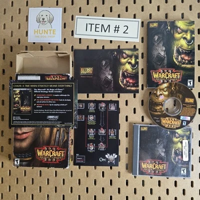 Warcraft III Reign of Chaos (2002) PC Human Variant Big Box CIB Rare - Image 1 of 4