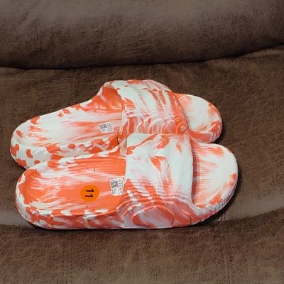 Adidas Adilette 22 W Sandalias Deslizantes Marfil Rojo Solar Zapatos IE5647 Para Mujer Talla 11 Foto 1 de 3