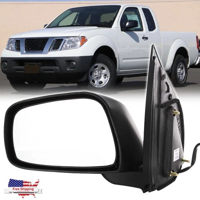 Espejo retrovisor eléctrico izquierdo para Nissan Frontier 2005-2021 2005-2012 Pathfinder manual plegable Foto 1 de 4