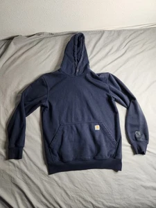 Carhartt Rain Defender Hoodie Sweatshirt Herren Gr. Medium Blau Western 100615 472 - Bild 1 von 8