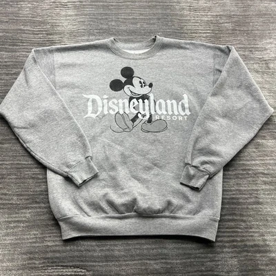 Disneyland Resort Sweatshirt Size M Womens Mickey Mouse Pullover Gray - Image 1 of 4