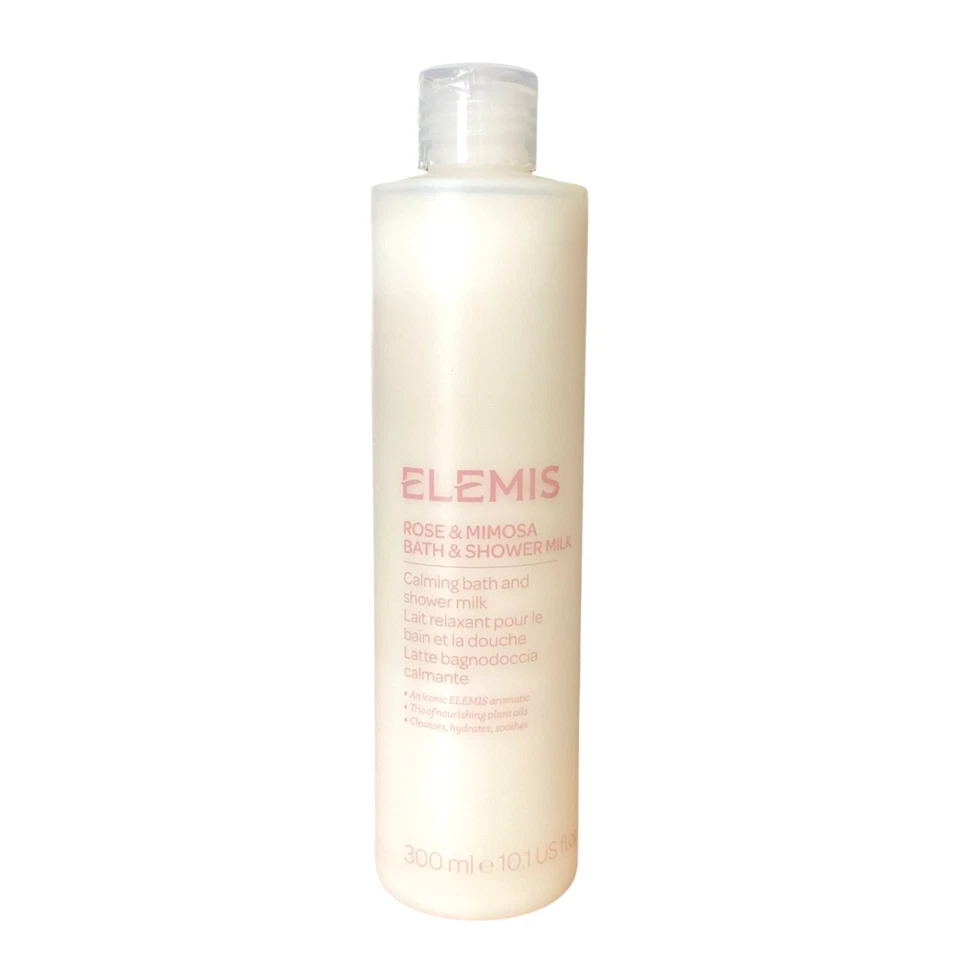 ELEMIS ROSE & MIMOSA BATH & SHOWER MILK  (NWOB/ Full Size 10.1 oz/300ml ) - Image 1 of 1