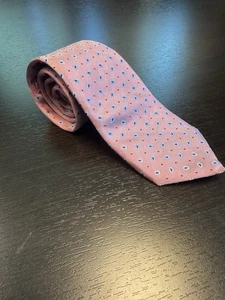 Vintage Hsm Men’s Neck Tie 100% Silk Made In USA L58” W3 1/4 - Picture 1 of 4