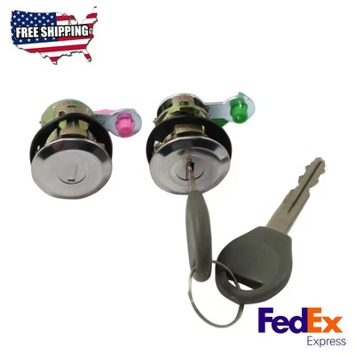 Door Lock Cylinder Chrome Fits 96-04 Nissan Altima Frontier Xterra Pathfinder - Image 1 of 4