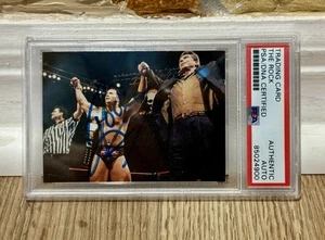 1999 COMIC IMAGES DWAYNE JOHNSON THE ROCK SIGNED AUTO VINTAGE #55 TITAN SPORTS - Picture 1 of 2