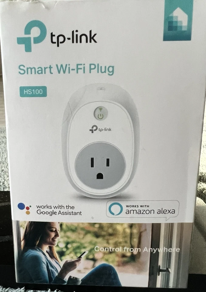 Умная вилка TP-Link Wi-Fi для Amazon Alexa или помощника Google (совершенно новая) HS100 - Изображение 1 из 1